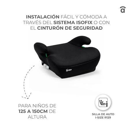 Siège auto corefix Gris+Noir 4 - vertbaudet enfant 