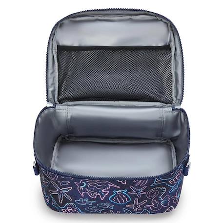 Sac lunch kipling miyo 25 cm - sac goûter ( palm) Bleu+Bleu Marine+Bleu océan+Floral+Gris Vert+Noir Jaune+Noir Rouge+Rose+Rose poudrée 7 - vertbaudet enfant 
