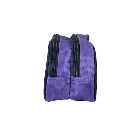 Lili lou - trousse scolaire rectangulaire - violet - fille - 2 compartiments Violet 3 - vertbaudet enfant 