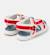 Sandales garçon cuir ORUGA Blanc bleu+Blanc rouge+Bleu blanc 10 - vertbaudet enfant 