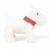 Lola le chien en peluche 17 cm Blanc 1 - vertbaudet enfant 