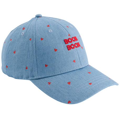 Garçon-Accessoires-Casquette enfant badaboom denim coeurs (3-6 ans)