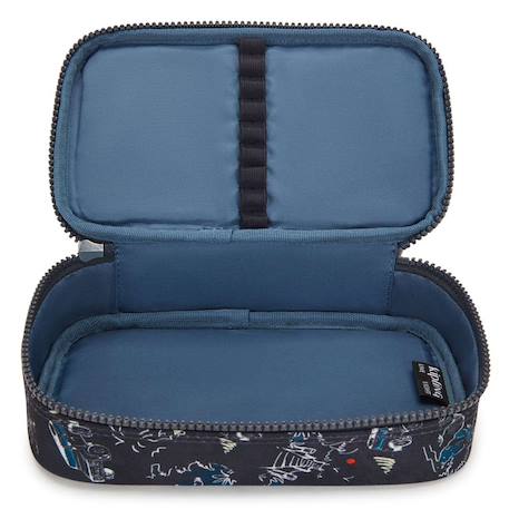 Trousse garçon kipling tissu synthétique imprimé dreamy geo Bleu / rose+Noir 7 - vertbaudet enfant 