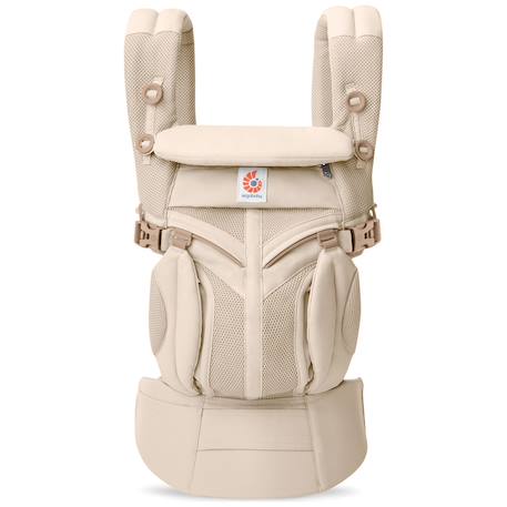Porte bébé omni classic mesh natural Beige+Vert 5 - vertbaudet enfant 