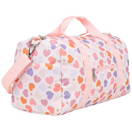 Sac de voyage cœurs Rose, orange, violet 1 - vertbaudet enfant 
