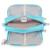 Trousse à crayons nylon 3 zips 32 emplacements Bleu / gris+Bleu / noir+Bleu / rose+Bleu aqua+Gris / bleu 13 - vertbaudet enfant 