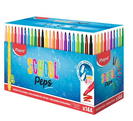 Fille-Accessoires-Fourniture scolaire-Feutres school pep's long life