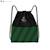 Sac à dos à cordon serpentard - harry potter Vert|noir 1 - vertbaudet enfant 
