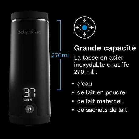 Chauffe biberon nomade super fast warmer Noir 4 - vertbaudet enfant 