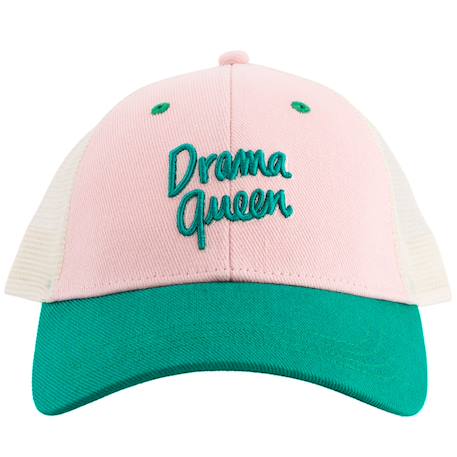 Casquette enfant trucker drama queen (7-12 ans) Rose, vert 3 - vertbaudet enfant 