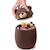 Boîte repas isotherme bestie foodie ours brun (600 ml) Marron, beige 2 - vertbaudet enfant 
