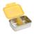 Boîte à goûter en inox happy trails flower Jaune 2 - vertbaudet enfant 