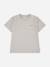 T-shirt  à manches courtes Gris+Orange 1 - vertbaudet enfant 