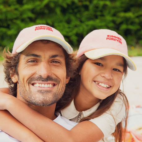 Casquette enfant summer forever eponge (7-12 ans) Bleu, orange+Rose, jaune 11 - vertbaudet enfant 