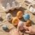 Hochets Boîte d'œufs (6 pièces) Beige, bleu, marron 3 - vertbaudet enfant 