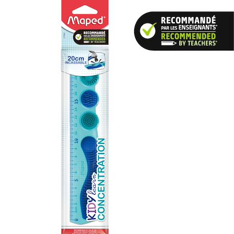 Set papeterie kidy learn concentration Bleu cyan 2 - vertbaudet enfant 