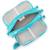 Trousse à crayons nylon 3 zips 32 emplacements Bleu / gris+Bleu / noir+Bleu / rose+Bleu aqua+Gris / bleu 3 - vertbaudet enfant 