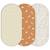 Lot de 3 housses de matelas à langer boho (40 x 80 cm) Ecru, marron, blanc 1 - vertbaudet enfant 