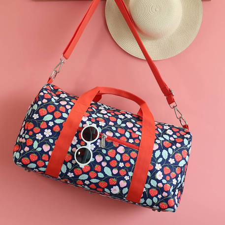 Sac de voyage fraises Noir, rouge, bleu 5 - vertbaudet enfant 