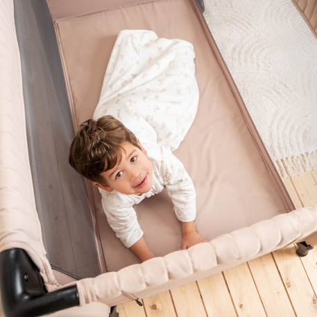 Lit parapluie de voyage - compact et facile à plier Beige 3 - vertbaudet enfant 