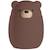 Boîte repas isotherme bestie foodie ours brun (600 ml) Marron, beige 1 - vertbaudet enfant 