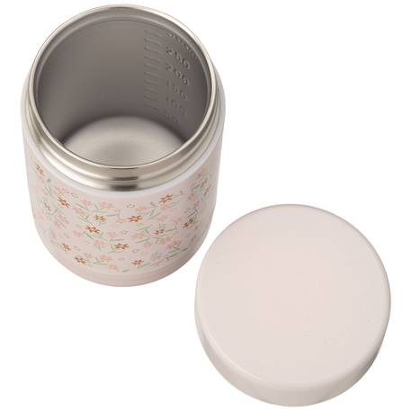 Thermos alimentaire isotherme garden flowers (300 ml) Rose, vert d'eau, blanc 2 - vertbaudet enfant 