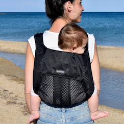 Puériculture-Porte-bébé black (6 mois et +)