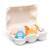 Hochets Boîte d'œufs (6 pièces) Beige, bleu, marron 1 - vertbaudet enfant 