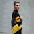 Sac à dos à cordon poufsouffle - harry potter Jaune|noir 2 - vertbaudet enfant 
