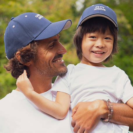 Casquette enfant petit amour (3-6 ans) Bleu, blanc 5 - vertbaudet enfant 