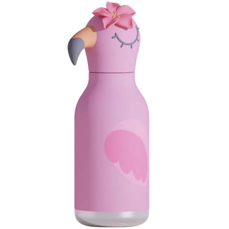 Fille-Gourde isotherme bestie flamant rose (460 ml)
