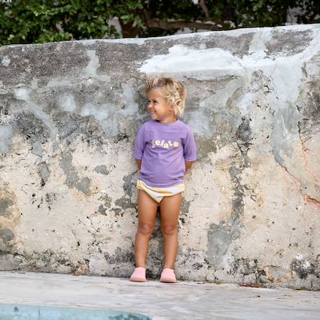 T-shirt anti-uv manches courtes violet (19-24 mois) Violet 2 - vertbaudet enfant 