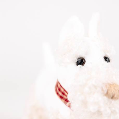 Lola le chien en peluche 17 cm Blanc 3 - vertbaudet enfant 