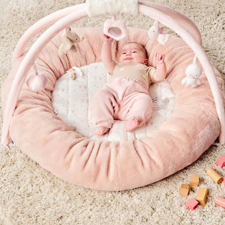 Tapis d'éveil avec arches fanfan (90 cm) Blanc, rose 6 - vertbaudet enfant 