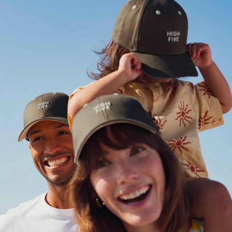 Casquette enfant high five (3-6 ans) Kaki 3 - vertbaudet enfant 