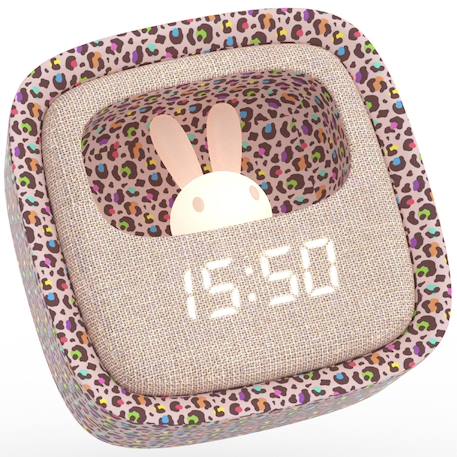 Réveil 2 en 1 billy rainbow leopard Multicolore 3 - vertbaudet enfant 