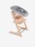 Chaise haute Tripp Trapp blanche+blanchie+brun+écru+gris+gris tempête+mauve+naturel+noir+Vert glacier 34 - vertbaudet enfant 