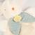 Doudou lapin bonbon (25 cm) Blanc, bleu+Blanc, vert 5 - vertbaudet enfant 