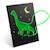 Kit création déco murale lumineuse kidyneon dinosaure Noir 1 - vertbaudet enfant 