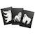 Kit création déco murale lumineuse kidyneon animaux Noir 4 - vertbaudet enfant 