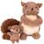 Peluche maman et bébé écureuil (15 cm) Beige, marron 1 - vertbaudet enfant 