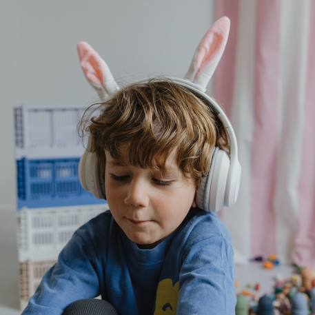 Casque audio Blanc, rose 5 - vertbaudet enfant 