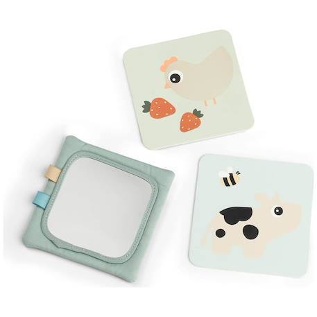 Support de cartes à motifs contrastés tiny farm Vert 4 - vertbaudet enfant 