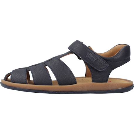 Sandales fille smooth leather bicho Bleu+Bleu marine 2 - vertbaudet enfant 