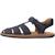 Sandales fille smooth leather bicho Bleu+Bleu marine 2 - vertbaudet enfant 
