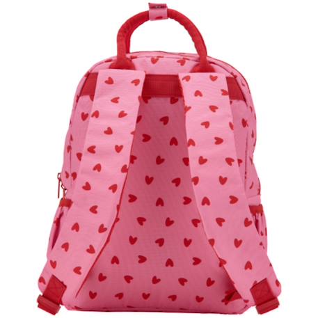 Sac à dos coeurs Rose, rouge 3 - vertbaudet enfant 