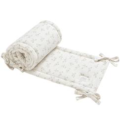 Linge de maison et décoration-Linge de lit bébé-Tour de lit-Tour de lit cododo olive bloom (180 cm)