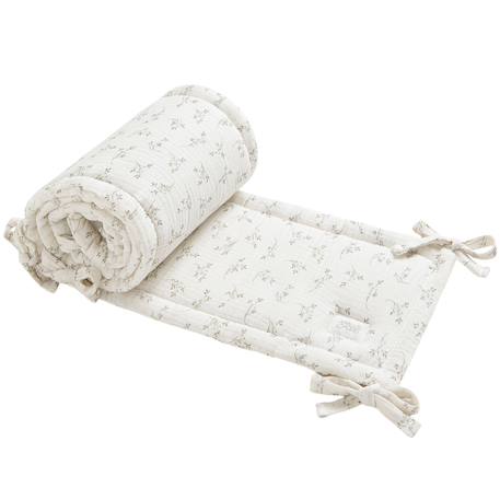 Tour de lit cododo olive bloom (180 cm) Ecru, vert 1 - vertbaudet enfant 