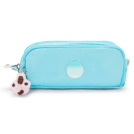 Trousse à crayons nylon 3 zips 32 emplacements Bleu / gris+Bleu / noir+Bleu / rose+Bleu aqua+Gris / bleu 12 - vertbaudet enfant 