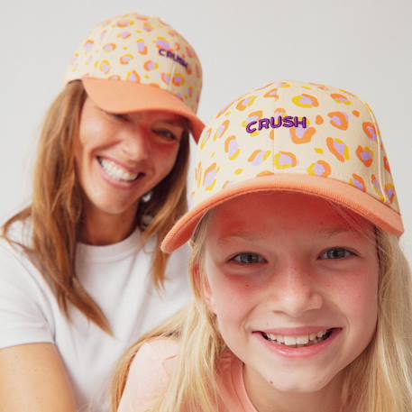 Casquette enfant crush léo (7-12 ans) Corail, jaune, lila 4 - vertbaudet enfant 